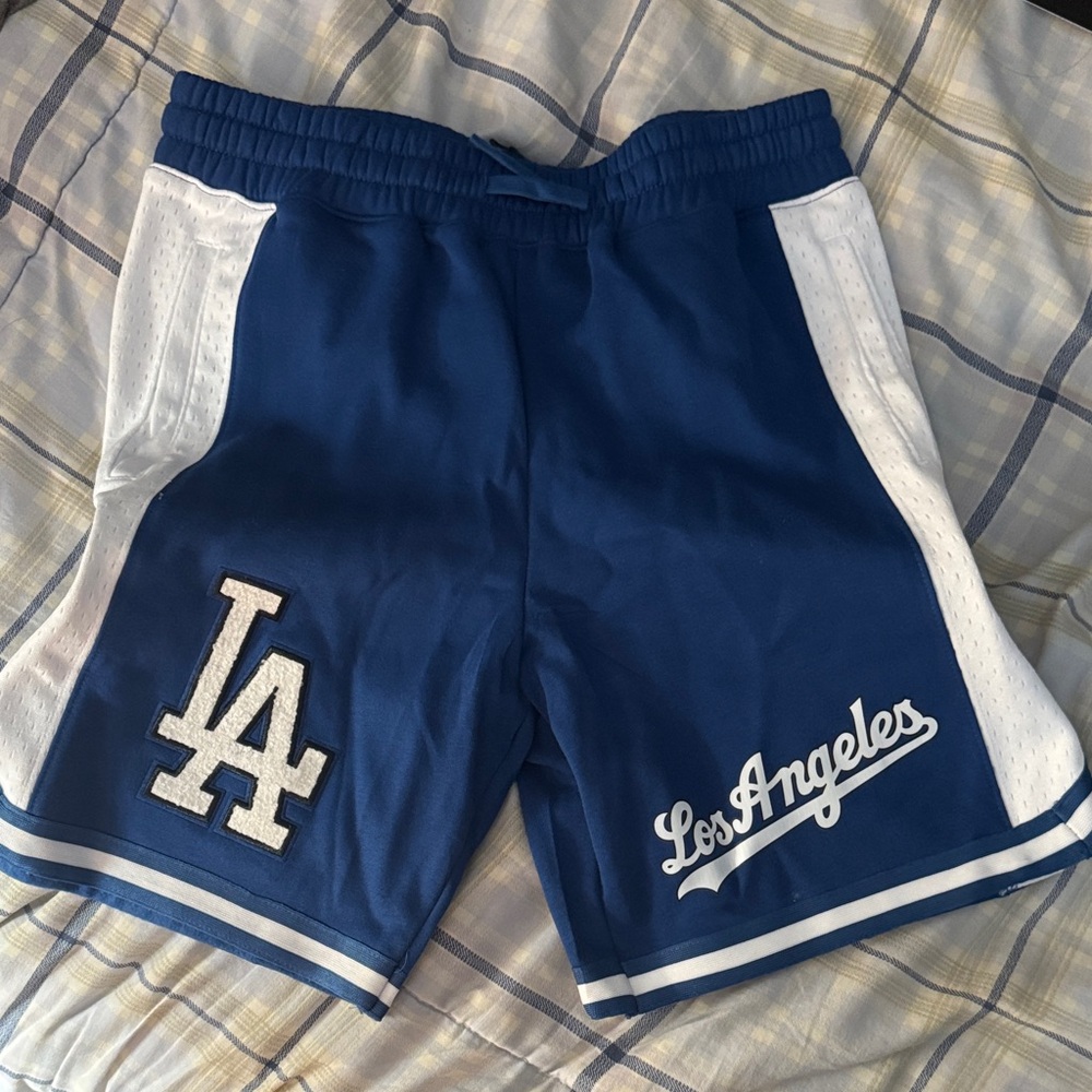 Los Angeles Dodgers Blue and White Boys Shorts